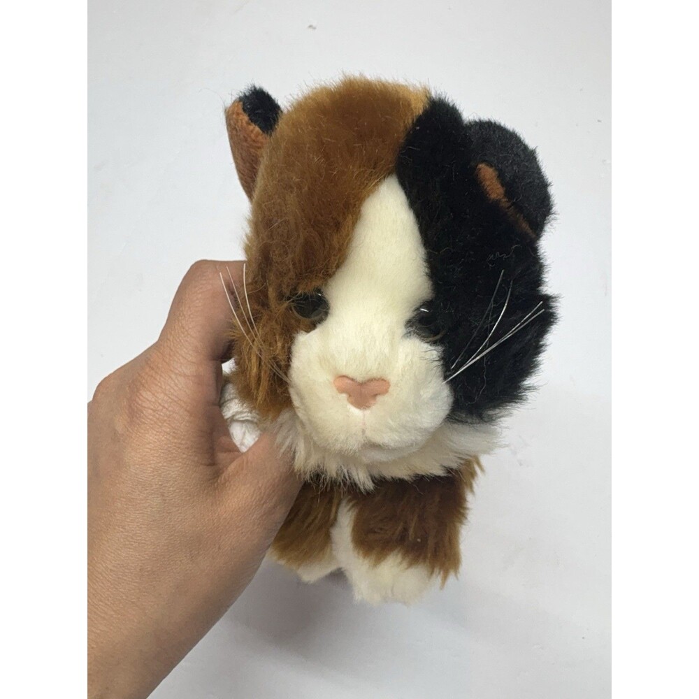 Vintage Animal Alley Calico Cat Plush 10" Toys R Us 2000 Stuffed Animal Kitten